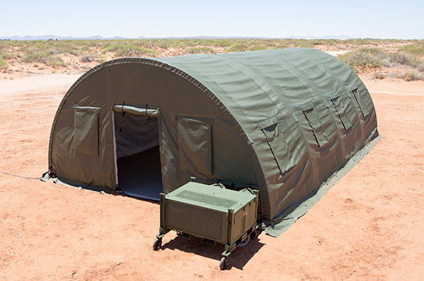 Military maintenance tent